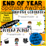 Spanish End of Year Spanish Awards 