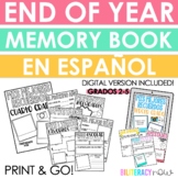 Spanish End of the Year Memory Book for Grades 2 - 5