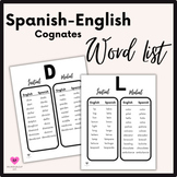 Spanish-English Articulation Word List for Speech Therapy