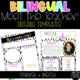 Spanish + English (Bilingual) Modern Meet the Teacher Temp