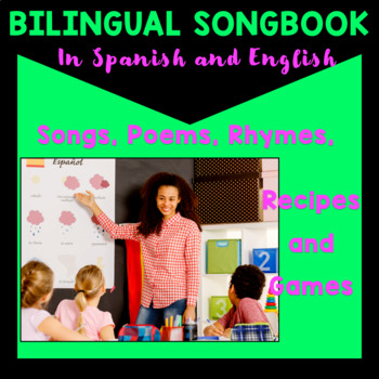 Preview of Bilingual Song and Activity Book for Children in English and Spanish