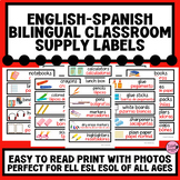 Spanish-English Classroom Supplies & Object Labels with Pi