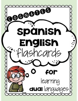 Preview of Spanish & English Cognate Flashcards