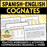 Spanish English Cognates - Cognados - Practice Worksheets,