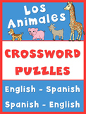 Spanish English Crossword Puzzles  Los animales
