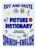 Spanish-English Cut and Paste Picture Dictionary: Create Y