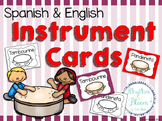 Spanish & English Instrument Cards, Orff Instruments Included