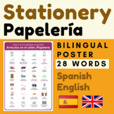 Spanish STATIONERY | Classroom Items Spanish Classroom Obj