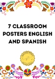 Spanish / English Visual Posters for Classroom