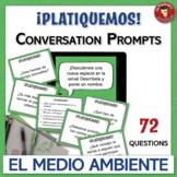 Spanish Environment Conversation Prompts - 72 Leveled Ques