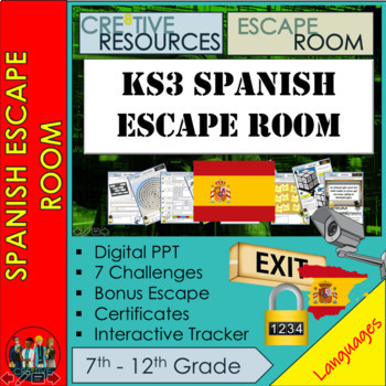 Preview of Spanish Escape Room