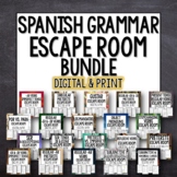 Spanish Escape Room Grammar Lesson Plan Activity Bundle