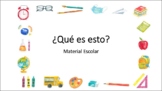 Spanish Español School Supplies Material Escolar Presentat