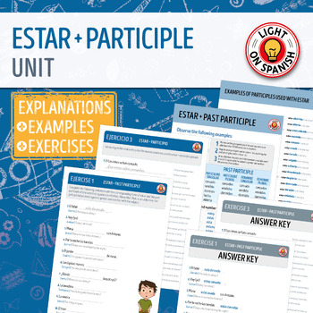 Preview of Spanish Estar + Participle Unit