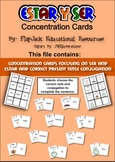 Spanish Estar and Ser Concentration Cards