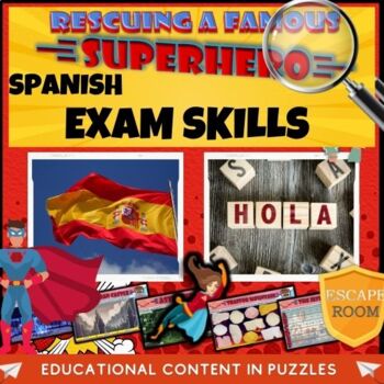 Preview of Spanish - Exam Skills Escape Room