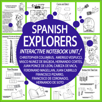 Preview of Spanish Explorers & Conquistadors–European Explorers–12 American History Lessons