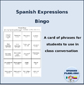 Spanish Expressions Bingo Card