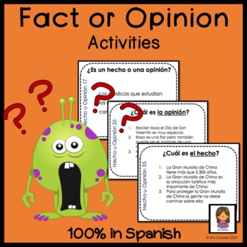 Preview of Spanish Fact or Opinion