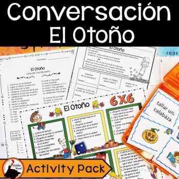 Preview of Spanish Fall Activities - Spanish Back to School - El otoño