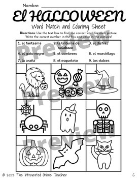 Gato negro interactive worksheet