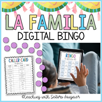 Bingo de la familia - Family Bingo Game in Spanish - Classful