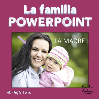 Preview of La familia Spanish Family PowerPoint and Activities DIGITAL OPTIONS