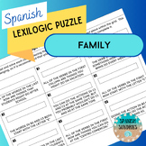 Spanish Family Lexilogic Puzzle