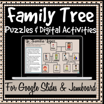 Family Tree Book Study Worksheets & Activities by Little Learner Hub