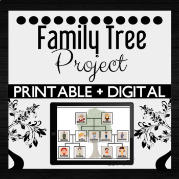 Preview of Spanish Family Tree Project | Family Tree Templates and Project