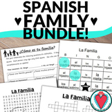 Spanish Family Vocabulary Activities, Worksheets, Games - 