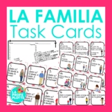 Spanish Family Vocabulary Task Cards | La Familia Review Activity