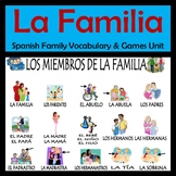 Spanish Family Vocabulary Unit (La familia) - 18 page packet