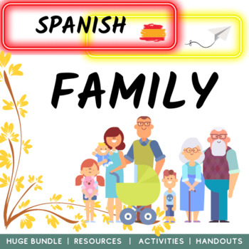 Preview of Spanish Family and Relationships Bundle