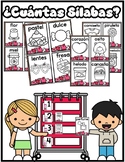 Spanish February Count Syllables Pocket Chart