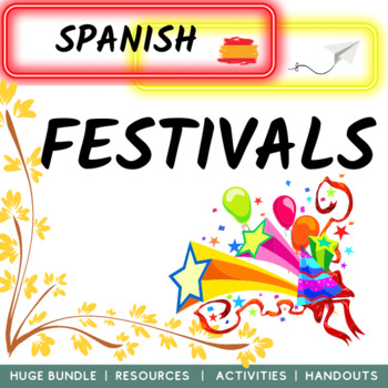 Preview of Spanish Festivals Celebrations Spanish Bundle