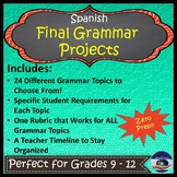 Spanish - Final Grammar Projects