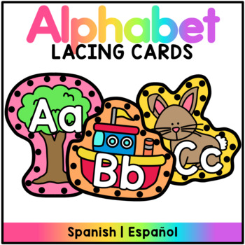 alphabet lacing cards