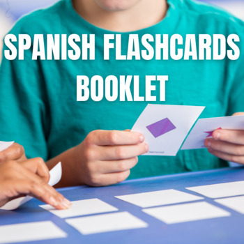 Preview of Spanish Flashcards Booklet-Basic Vocabulary