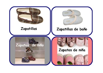Preview of Spanish Flashcards clothes and accessories  ,also  for role -play