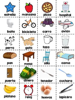 Printable Spanish Flash Cards For Beginners