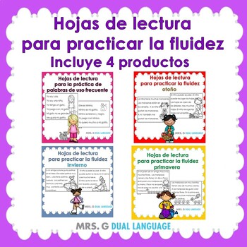 Preview of Spanish Fluency Practice- BUNDLE