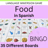 Spanish Food BINGO with 35 Different Cards