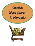 Spanish Food Market Word Search Build Vocabulary Improve Spelling
