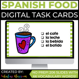 Spanish Food La Comida Digital Task Cards | Así Se Dice Chapter 4