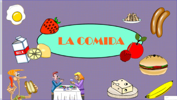 Preview of Spanish Food/La Comida SMART Notebook File