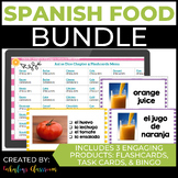 Spanish Food Vocabulary Practice Activities - La Comida