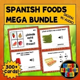 Spanish Foods, Drinks Boom Cards, Spanish Digital Flashcar