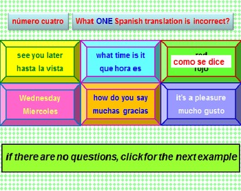 shapes in spanish powerpoint