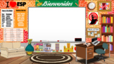 Spanish/ Foreign Languages Virtual Class Background